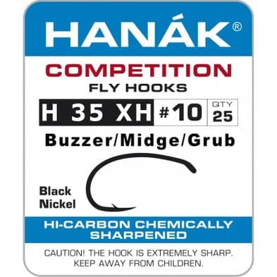 Hanak Hooks H35 XH Buzzer/Midge/Grub - Sportinglife Turangi